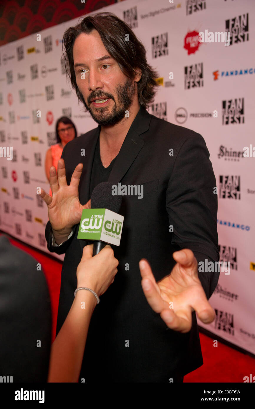 Keanu Reeves Decatur Tx Man of Tai Chi at Fantastic Fest in Austin, Texas. Featuring: Keanu ...