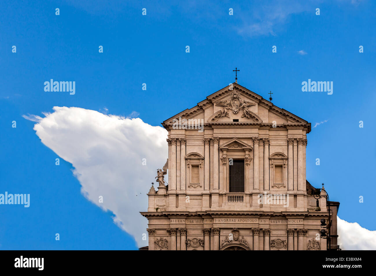 Basilica Sant Andrea Della Valle Rome Stock Photo