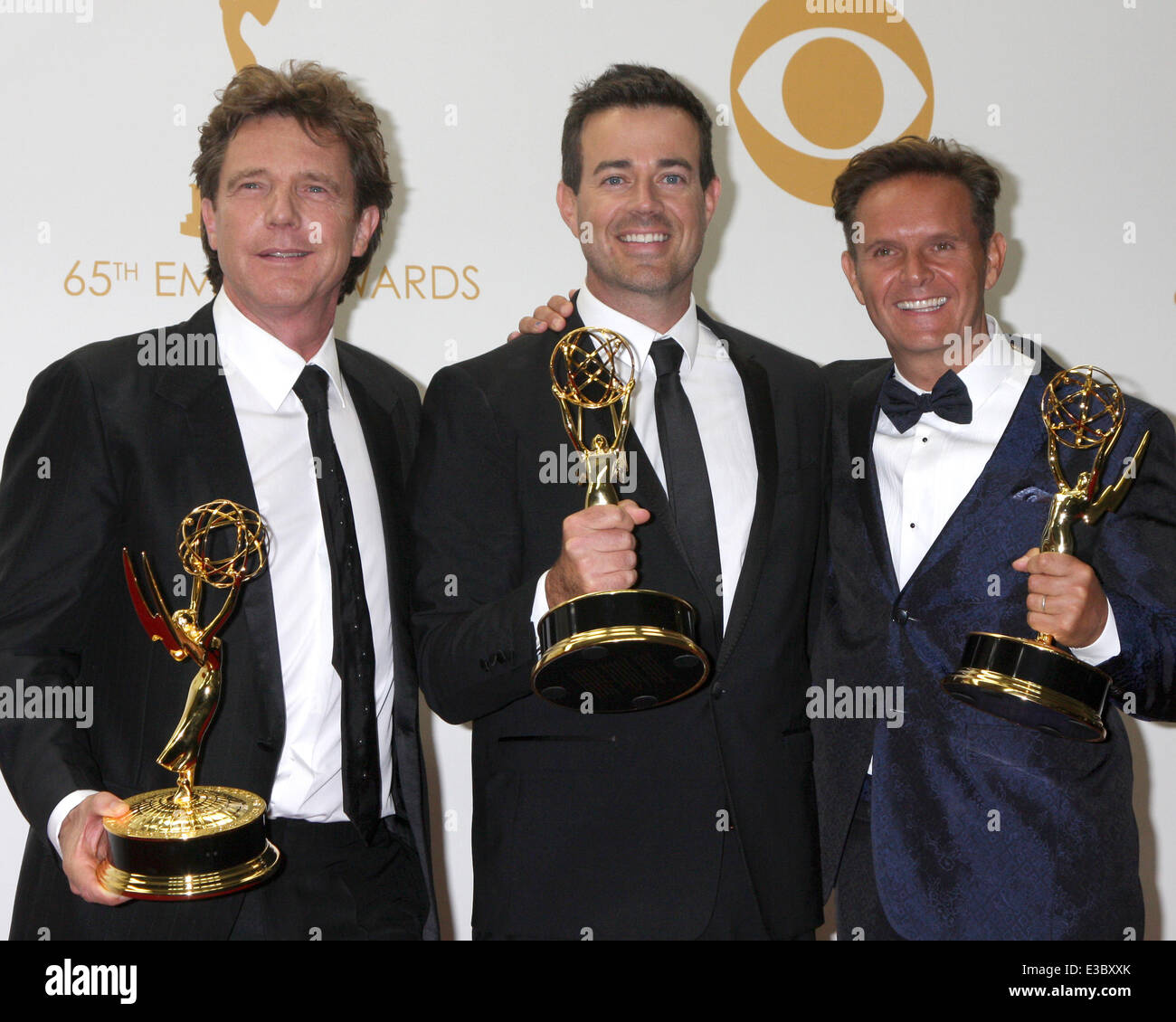 Emmy Awards 2013 Press Room Featuring: John De Mol,Carson Daly,Mark ...