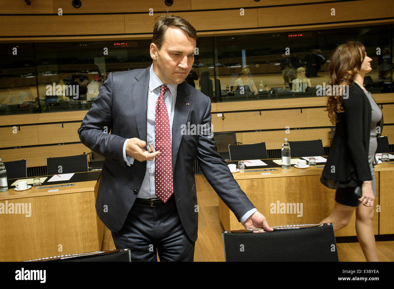 Luxembourg, Luxembourg. 23rd June, 2014. Radoslaw Sikorski, Polish ...