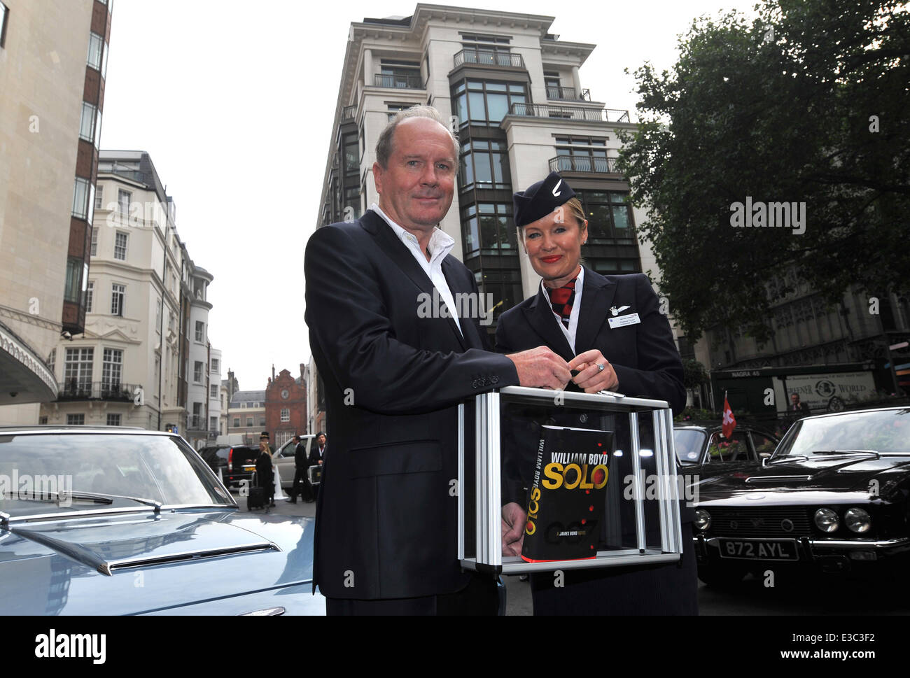 William Boyd launches his new James Bond novel, 'Solo' at The Dorchester  Featuring: William Boyd Where: London, United Kingdom When: 25 Sep 2013 Stock Photo