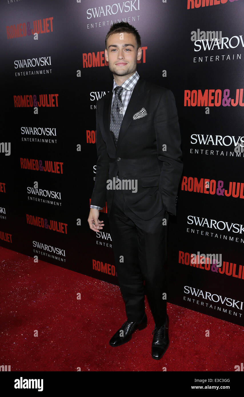Premiere Of Relativity Media's 'Romeo and Juliet' Held at ArcLight Cinemas  Featuring: Douglas Booth Where: Hollywood, California, United States When: 25 Sep 2013 Stock Photo
