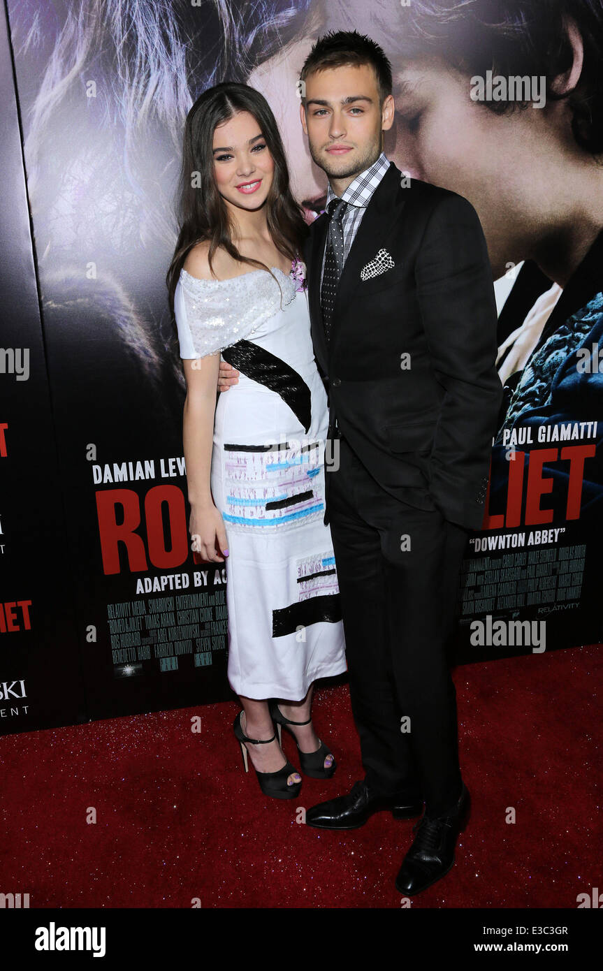 Premiere Of Relativity Media's 'Romeo and Juliet' Held at ArcLight Cinemas  Featuring: Hailee Steinfeld,Douglas Booth Where: Hollywood, California, United States When: 25 Sep 2013 Stock Photo