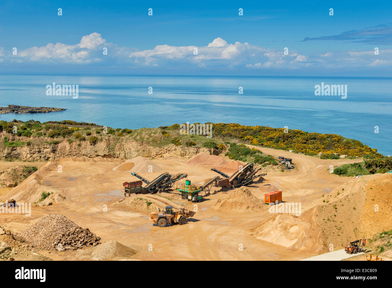CLASHACH STONE AND GRAVEL QUARRY NEAR HOPEMAN ON THE MORAY COAST