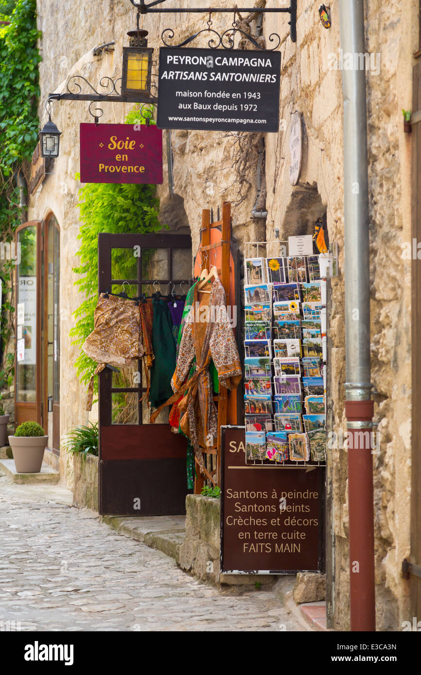 Souvenir Shop in Les Beaux, Provence, France Stock Photo Alamy
