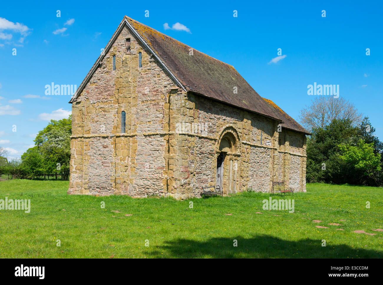 Heath Chapel, Heath, Shropshire, England Stock Photo