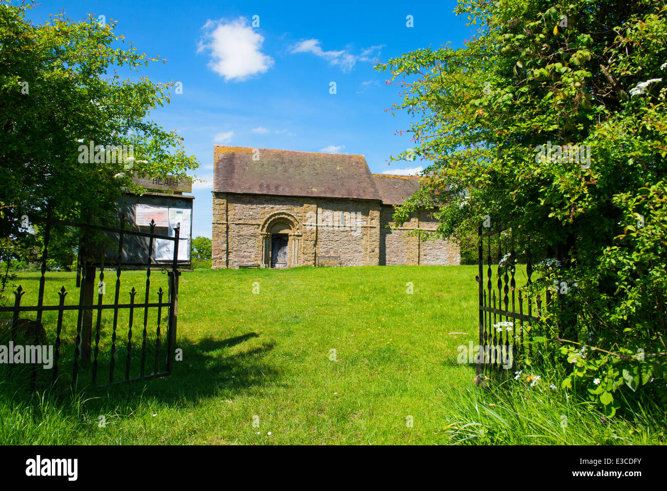 Heath Chapel, Heath, Shropshire, England Stock Photo