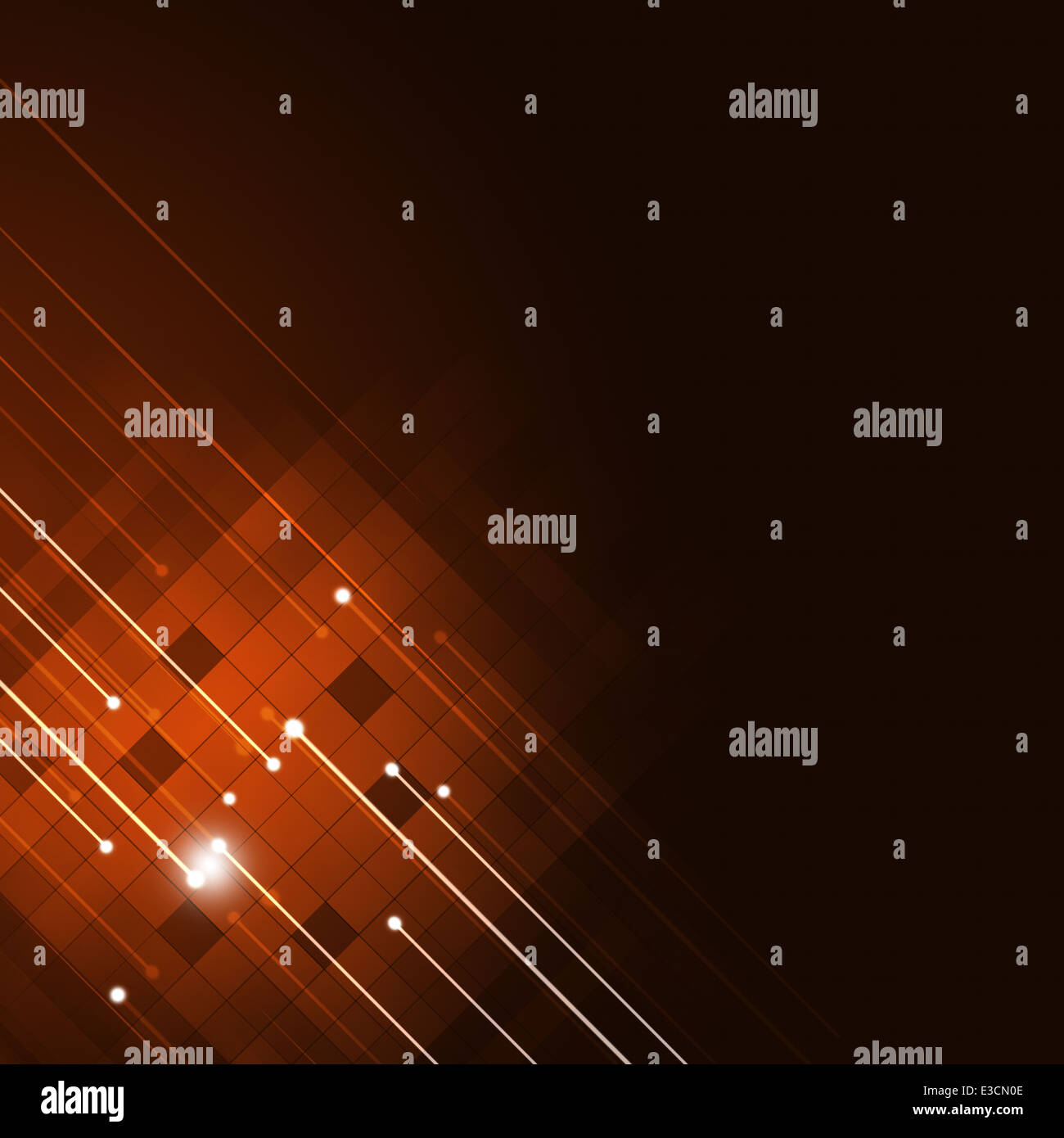 abstract technology geometric lines on dark red background Stock Photo ...