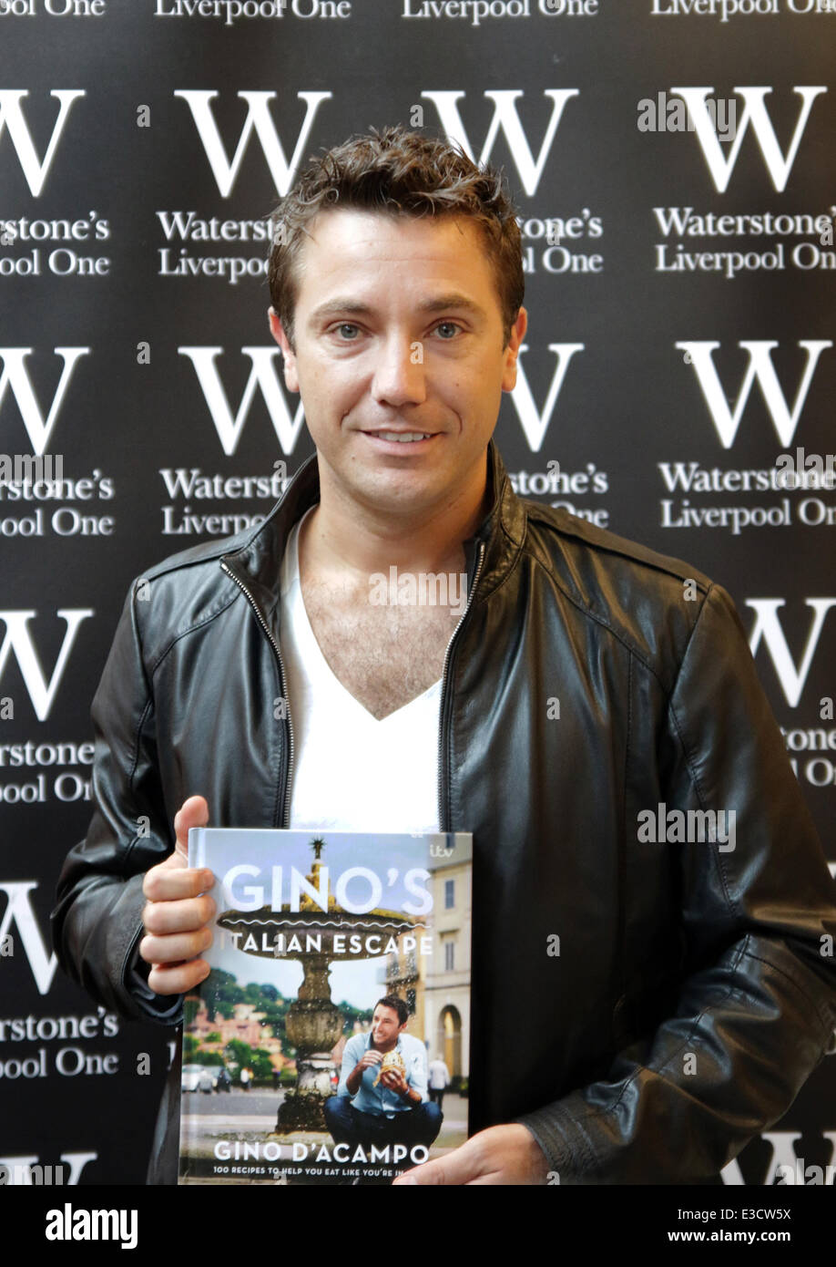 Gino D'Acampo meets fans and signs copies of his new book 'Gino's