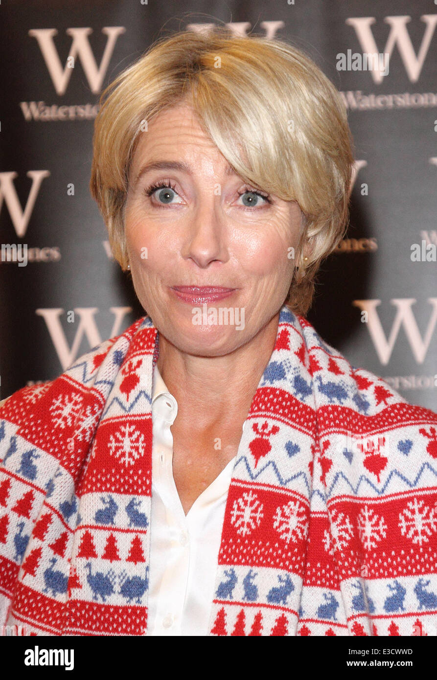 Emma Thompson signs copies of her book The Christmas Tale of Peter