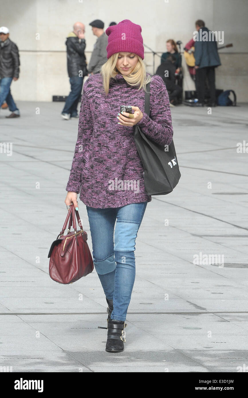 Celebrities at the BBC Radio 1 studios  Featuring: Fearne Cotton Where: London, United Kingdom When: 04 Oct 2013 i/WE Stock Photo