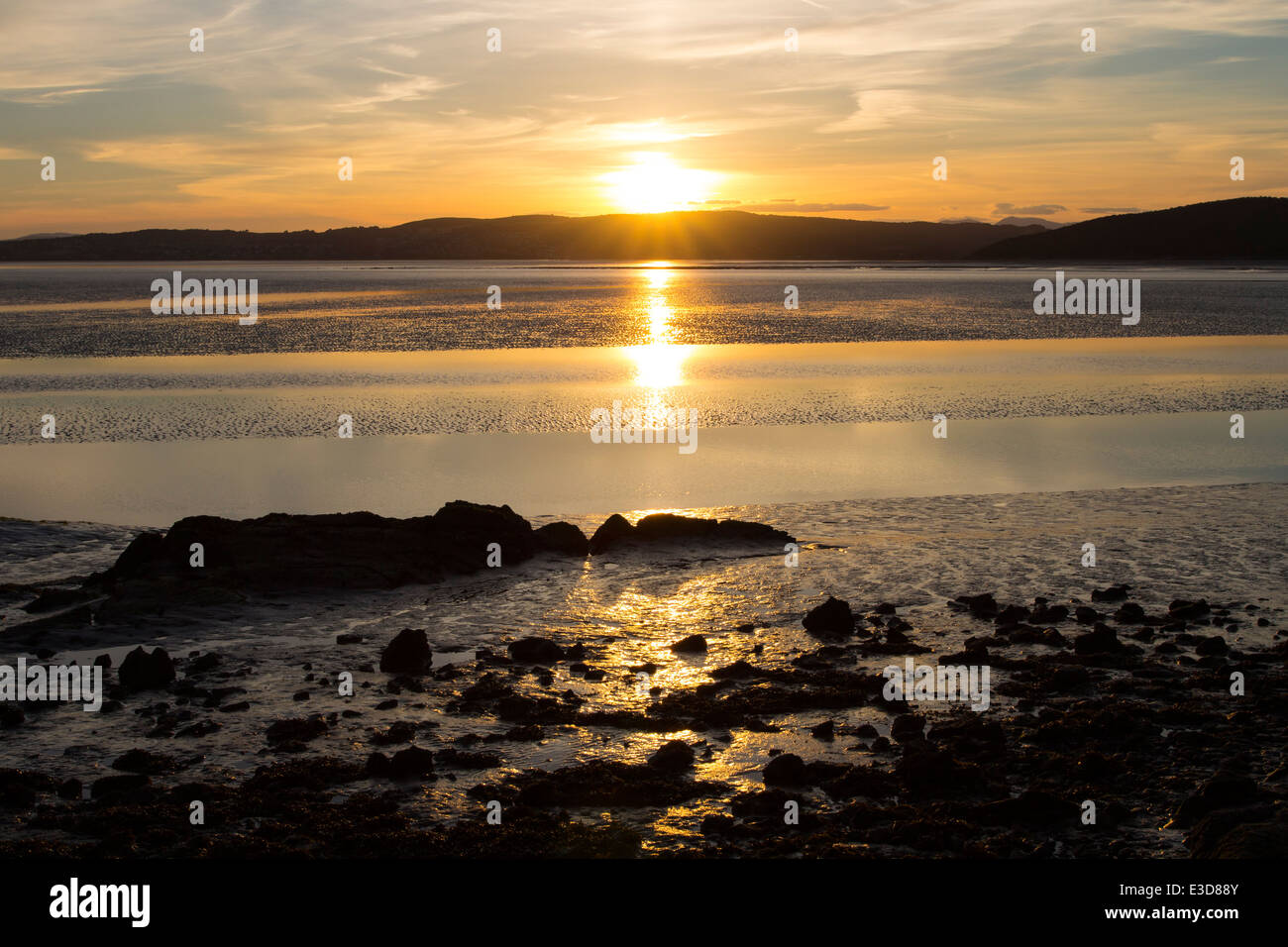 The View Across Morecambe Bay and the Kent Channel Towards GrangeOver