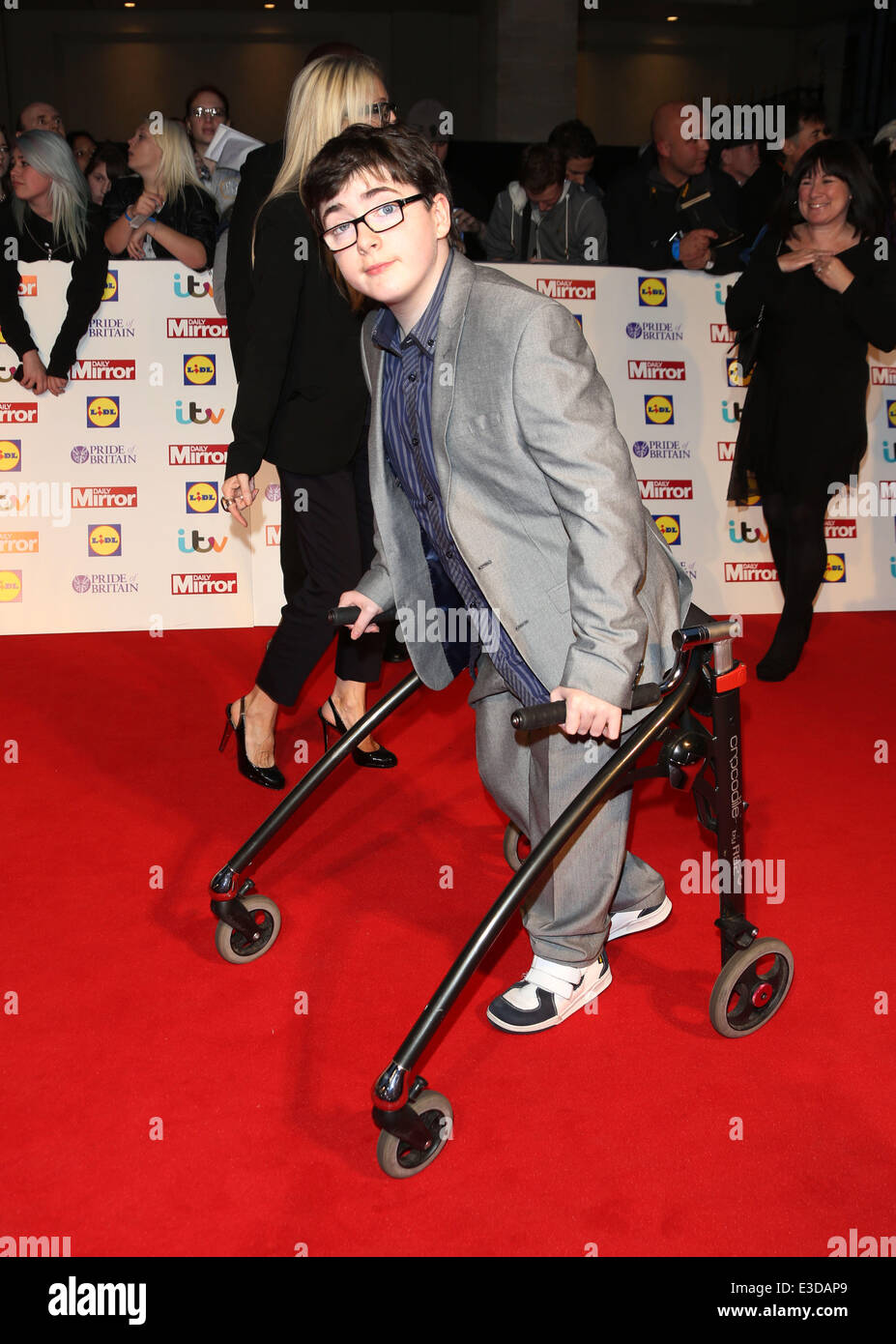 The Pride of Britain Awards 2013 - Arrivals  Featuring: Jack Carroll Where: London, United Kingdom When: 07 Oct 2013 Stock Photo