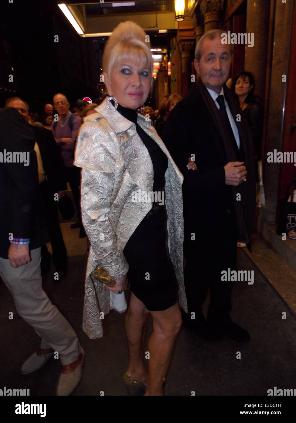 Ivana Trump arrives at the Broadway & Beyond event at City Center  Featuring: Ivana Trump Where: New York, NY, United States When: 08 Oct 2013 Stock Photo