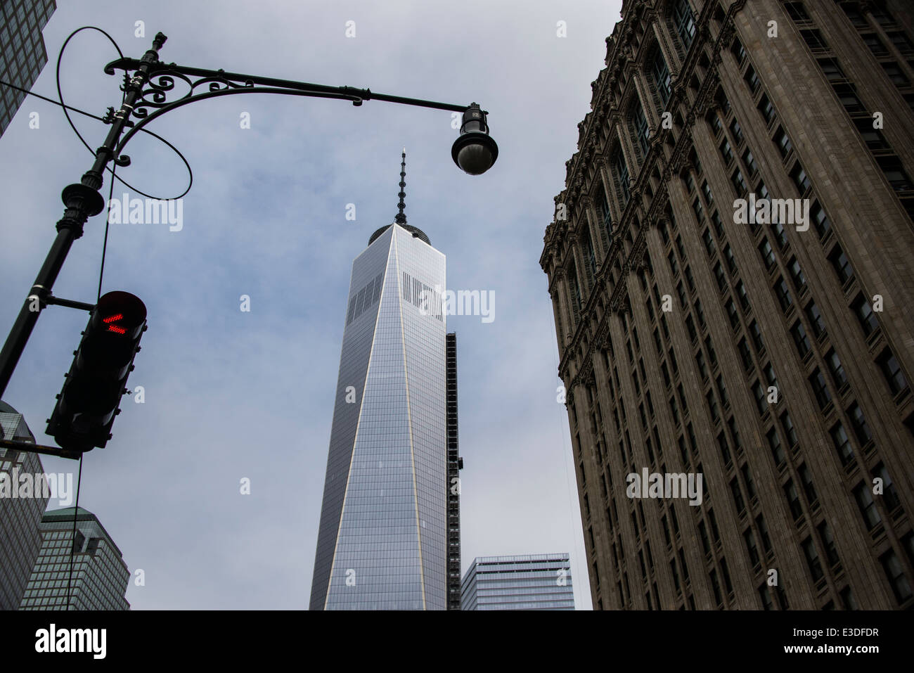 The new One World Trade Center in downtown New York City Stock Photo