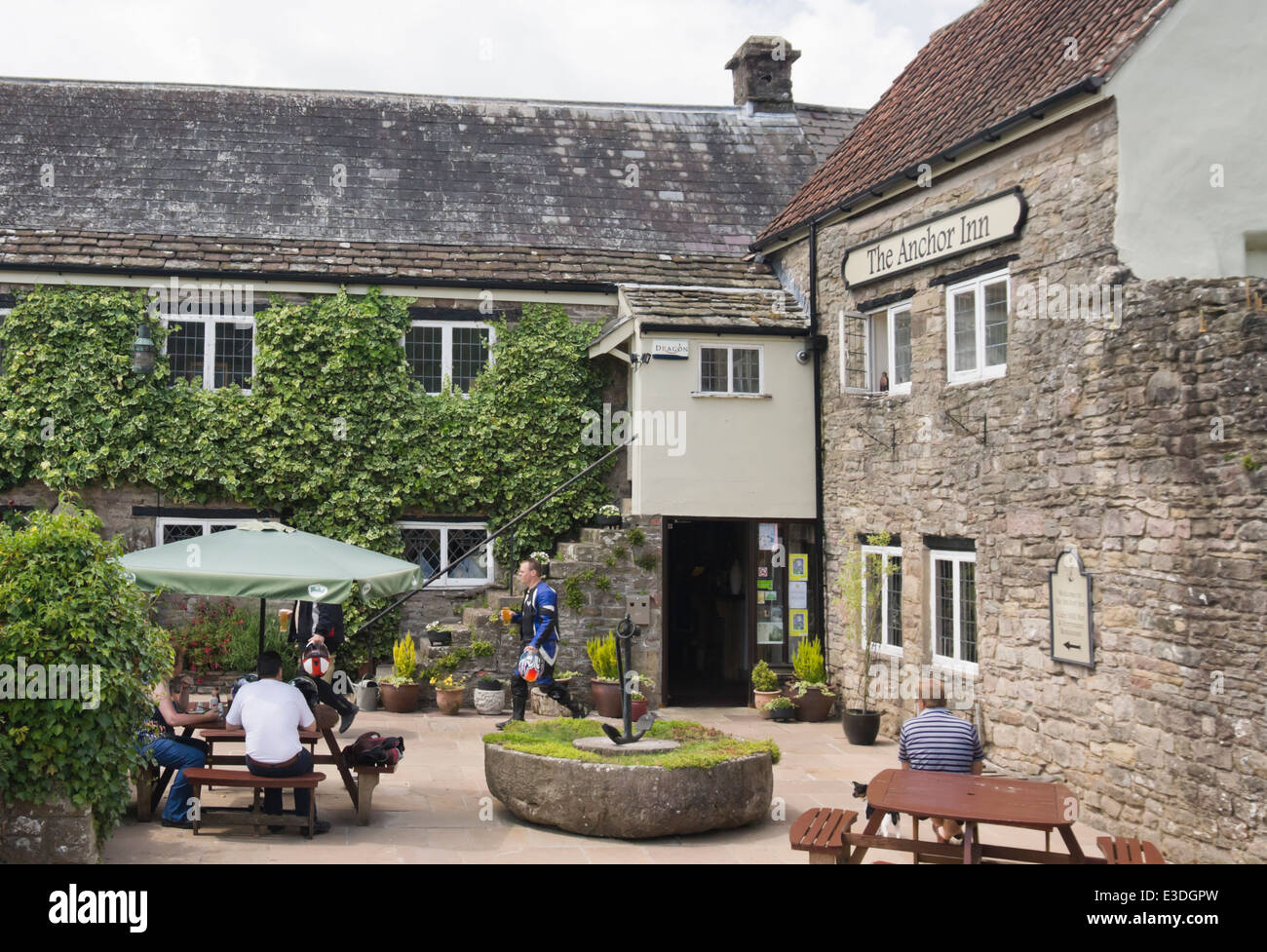 The Anchor Inn, Tintern, Monmouthshire Wales Stock Photo Alamy