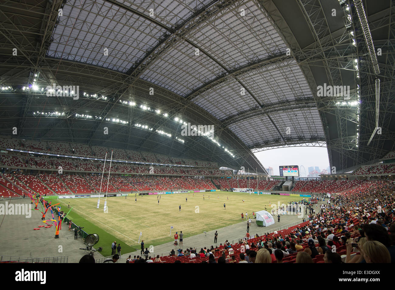 New National Stadium of Singapore Stock Photo Alamy