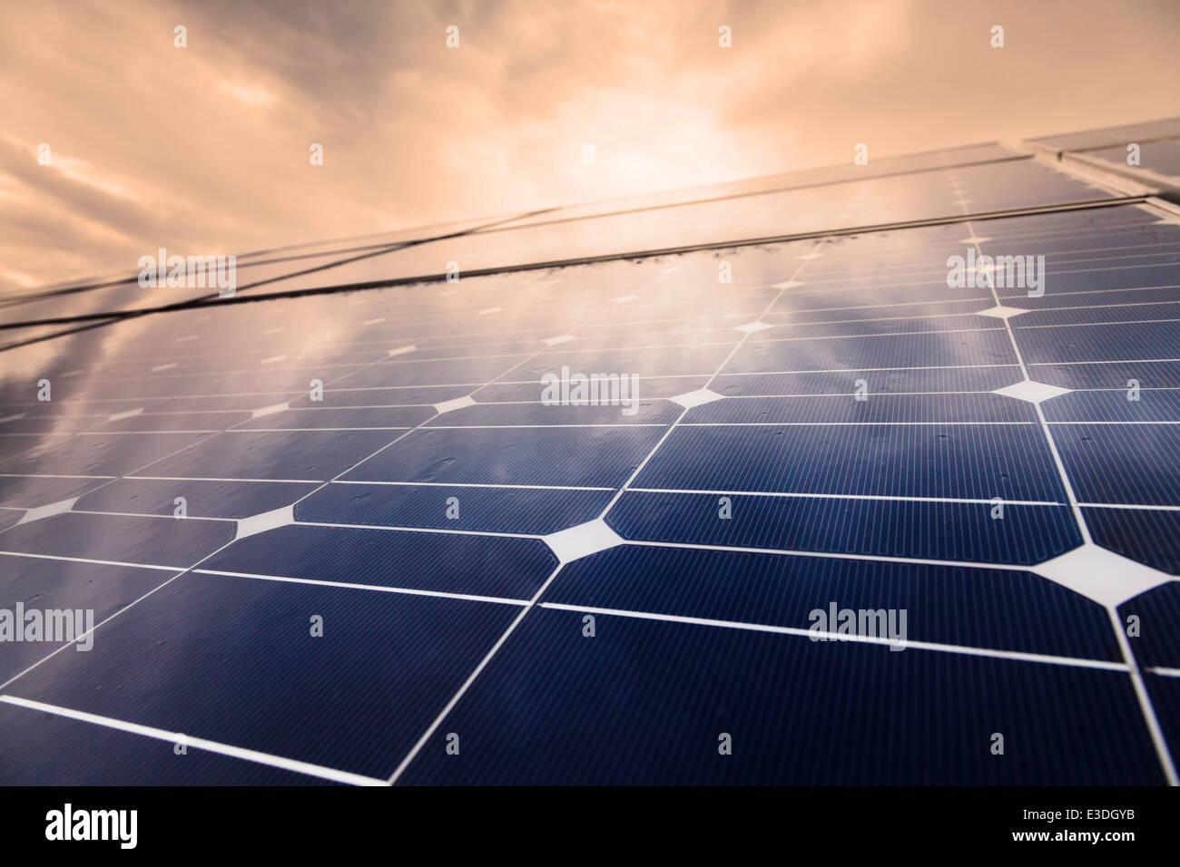 Power plant using renewable solar energy Stock Photo - Alamy