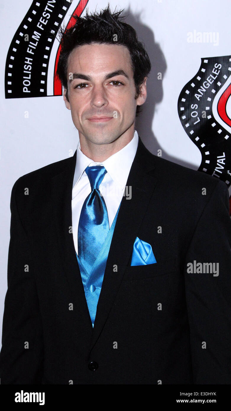 14th Annual Polish Film Festival - Arrivals  Featuring: David Lago Where: Hollywood, CA, United States When: 09 Oct 2013 Stock Photo