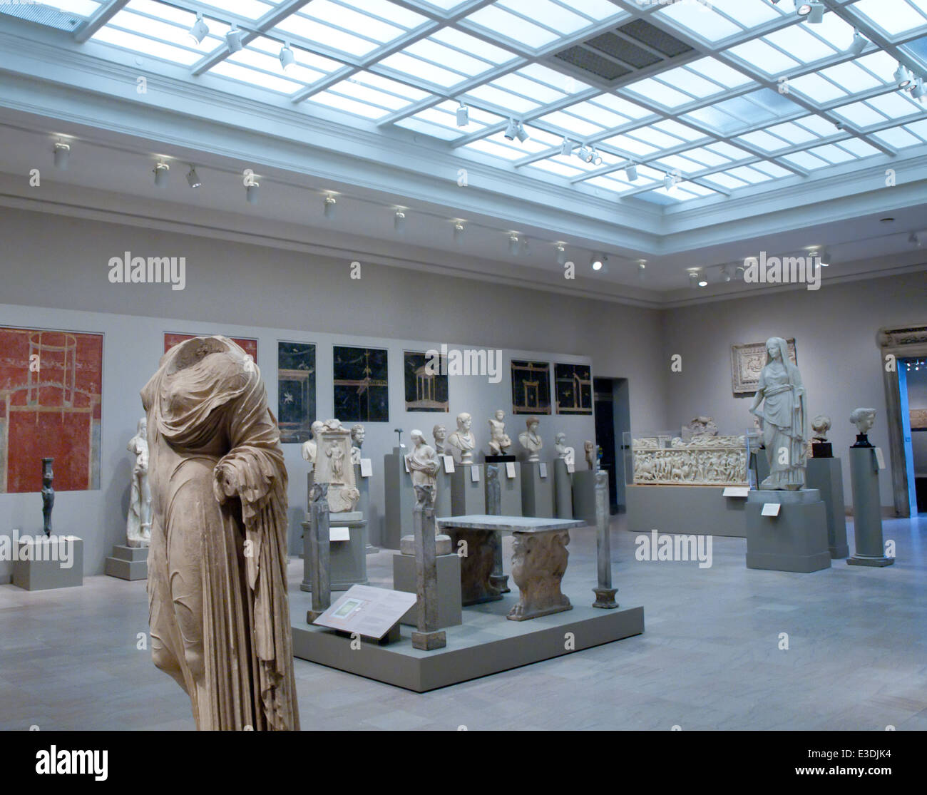 Room of broken sculptures at the Boston Museum of Fine Art in Massachusetts Stock Photo