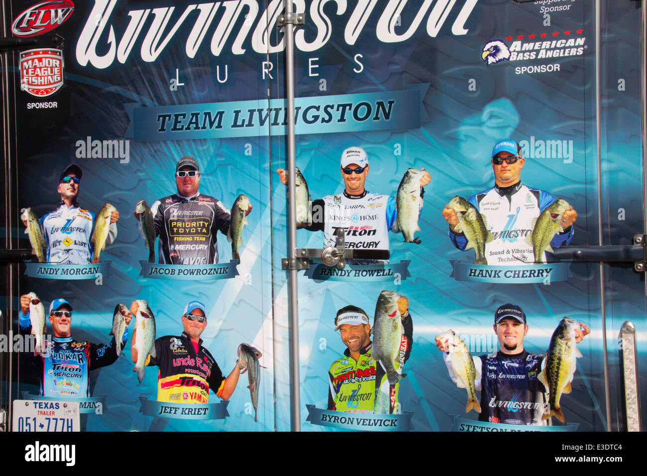 Truck detail, Bassmaster Elite Series fishing tournament, St Johns