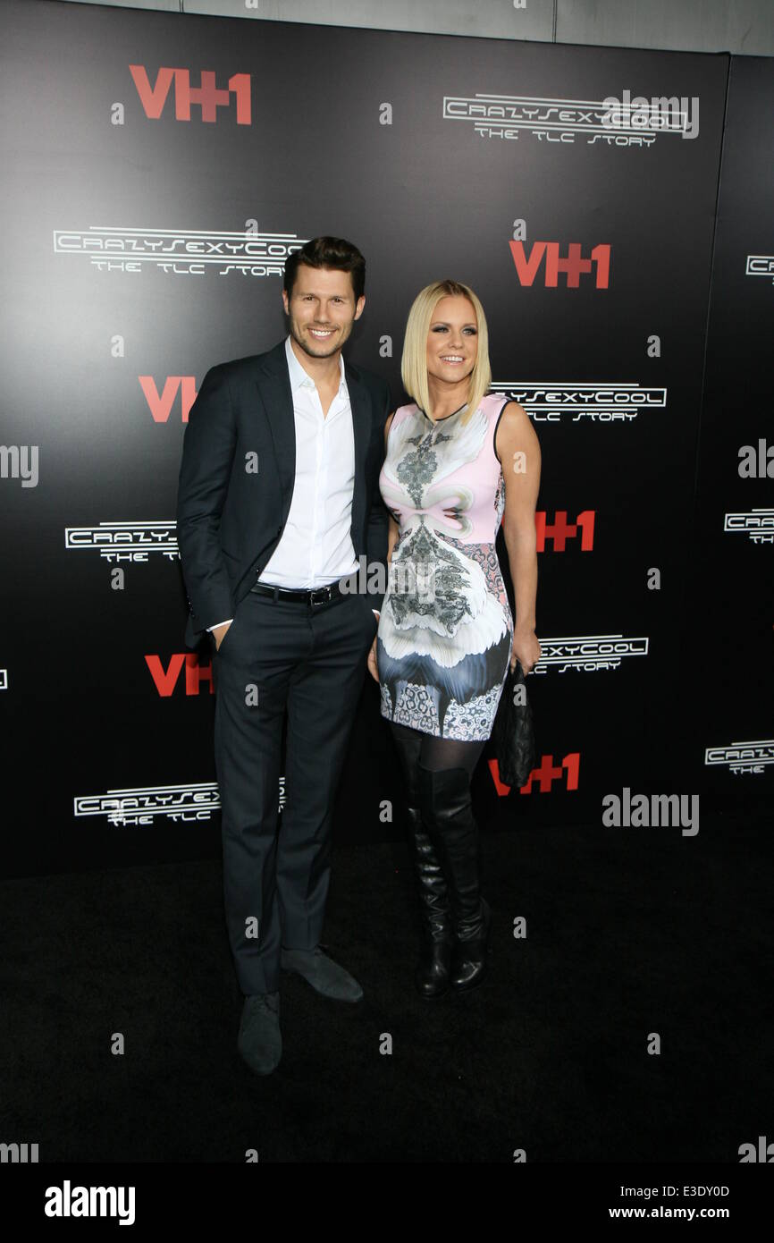 “CrazySexyCool: The TLC Story” Red Carpet Premiere at AMC Loews Lincoln Square  Featuring: Jason Dundas,Carrie Keagan Where: New York, NY, United States When: 15 Oct 2013 Stock Photo
