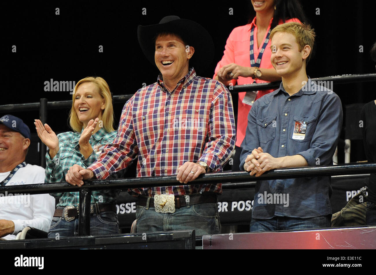 Kathy, Nickolas and Miles Sparks at the Cooper Tires Invitational