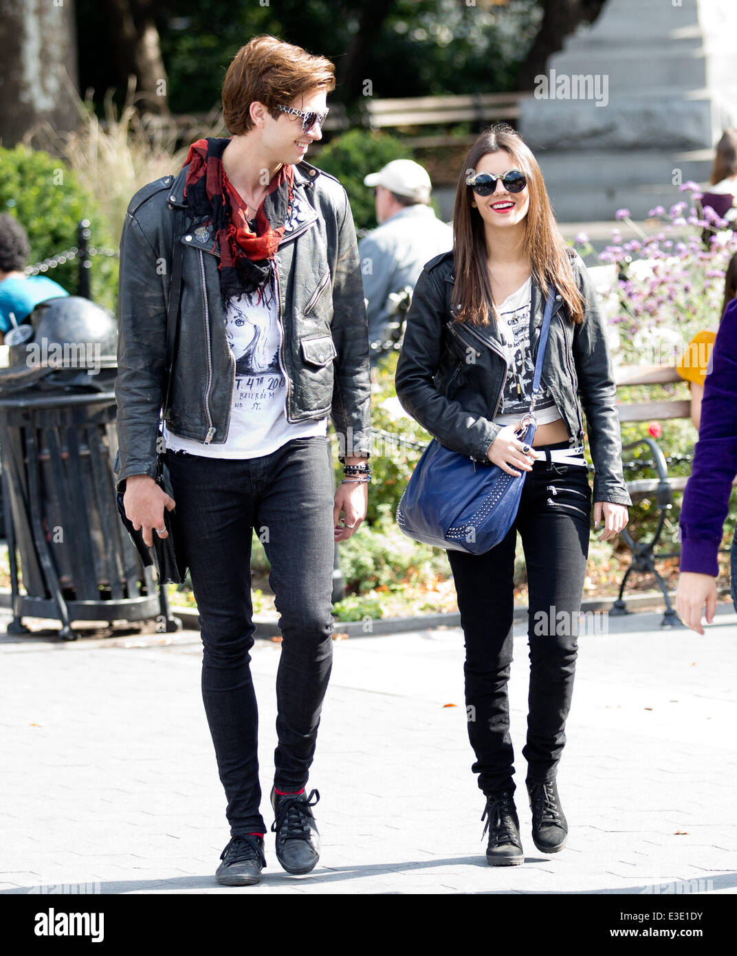Victoria Justice On Location with "Naomi and Ely’s No Kiss List