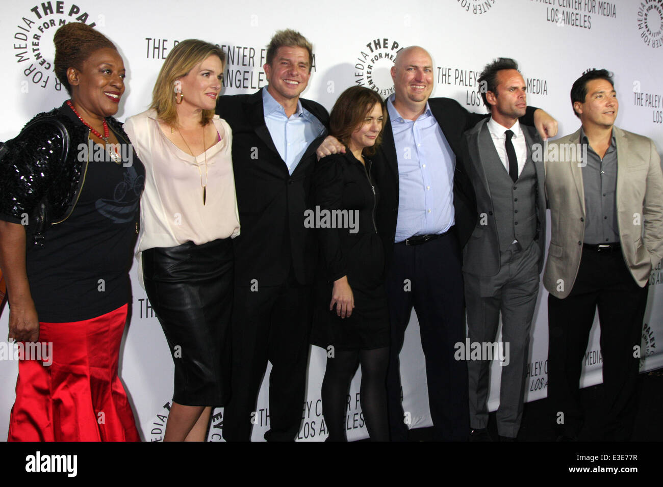 2013 Paley Center for Media Benefit Gala honoring FX Network on the 21st Century Fox Lot  Featuring: Shield Cast,CCH Pounder,Catherine Dent,Kenny Johnson,Cathy Ryan,Shawn Ryan,Walton Goggins,Benito Martinez Where: Century City, CA, United States When: 17 Oct 2013elson/WENN.com Stock Photo