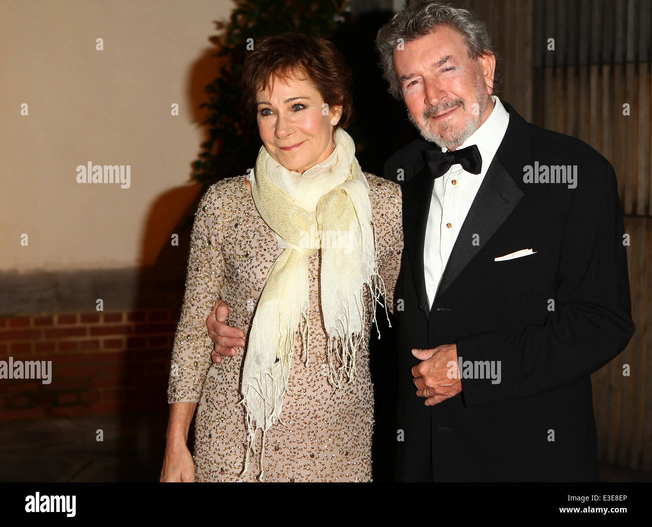 Guests arrive for the Shakespeares Globe Gala Dinner in London  Featuring: Zoe Wanamaker,Gawn Grainger Where: London, United Kingdom When: 17 Oct 2013 Stock Photo