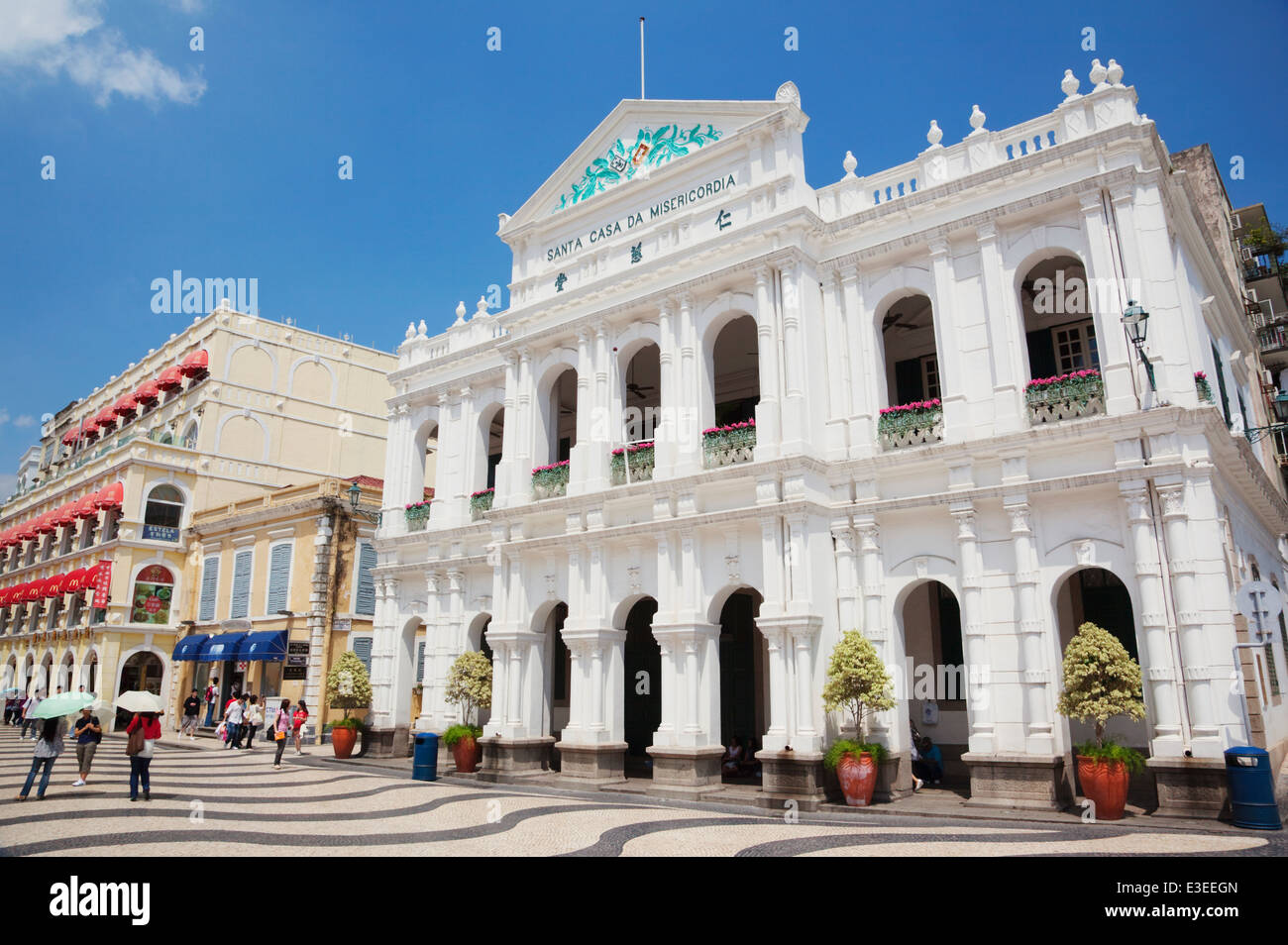 Holy House of Mercy; Santa Casa de Misericordia; Senado Square; Macau; China Stock Photo