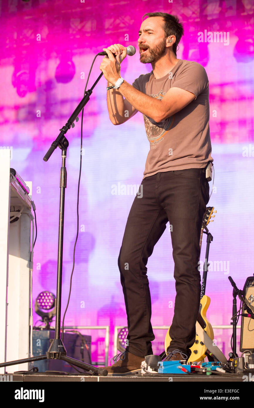 Dover, Delaware, USA. 22nd June, 2014. Musician JAMES MERCER of the