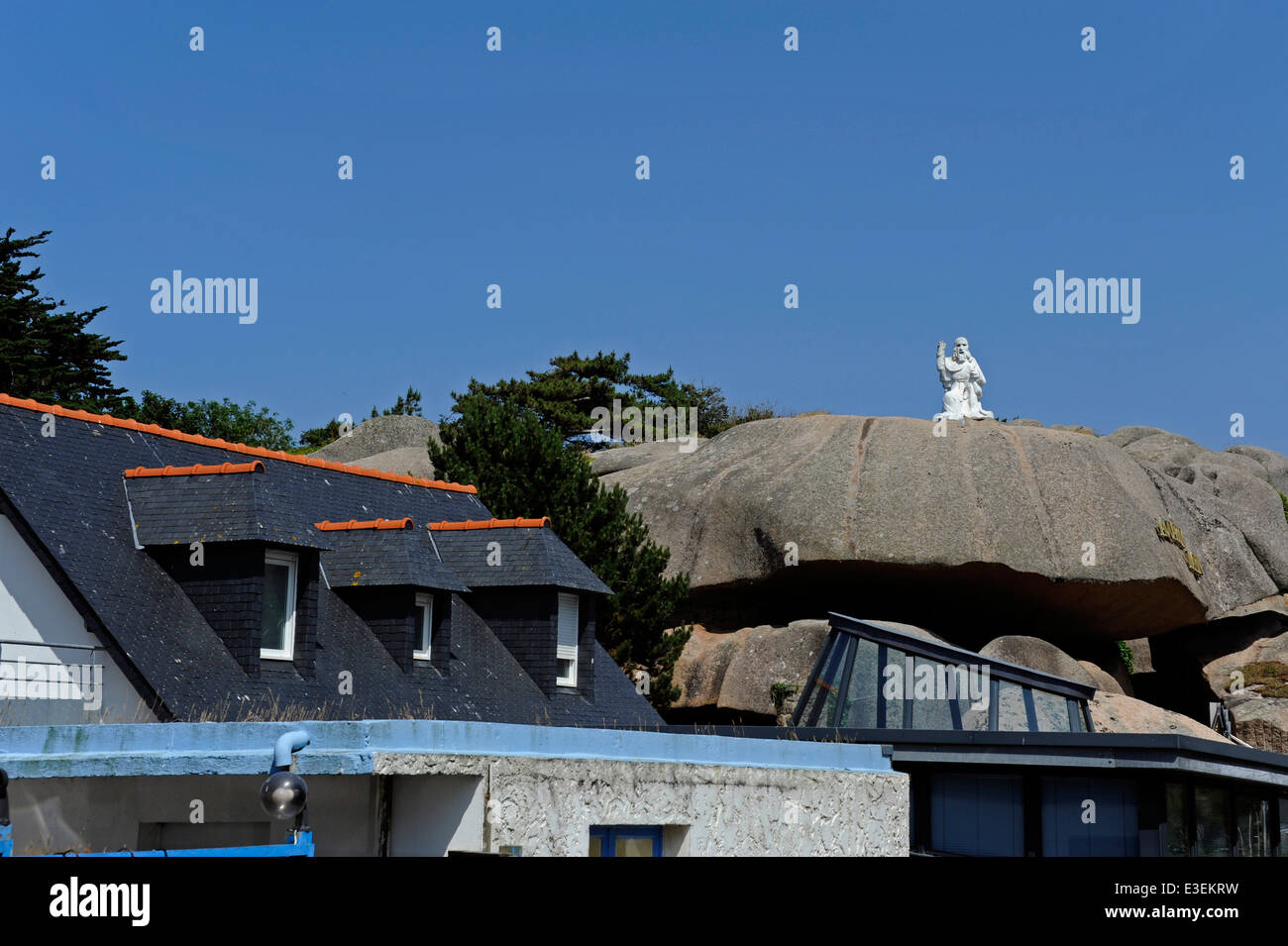 Tregastel Marine Aquarium,Statue of the Eternal Father,Cotesd'Armor