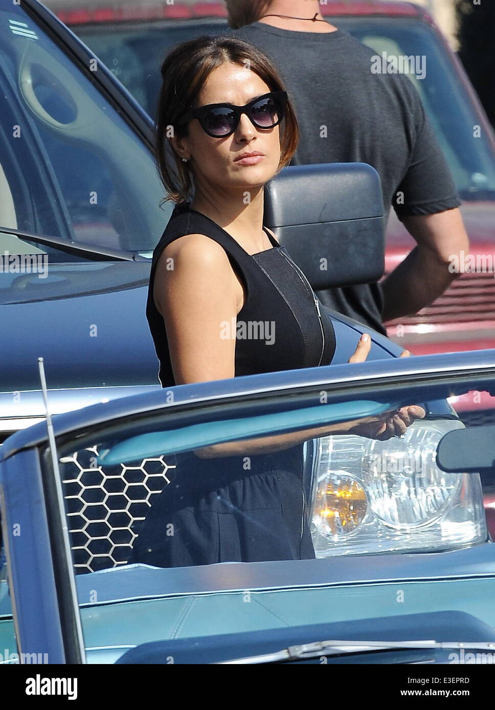 Car driving Short dress