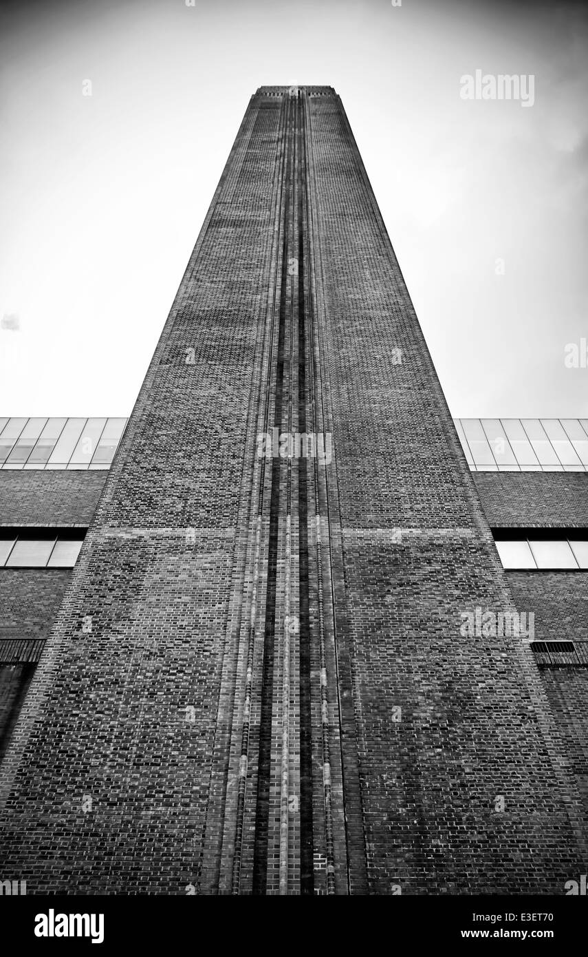 Tate Modern, Britain's national gallery of modern art, is based in former power station. Stock Photo