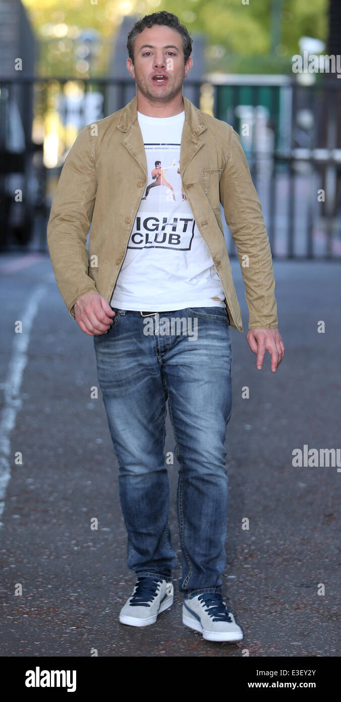 Warren Brown outside the ITV studios Featuring Warren Brown Where