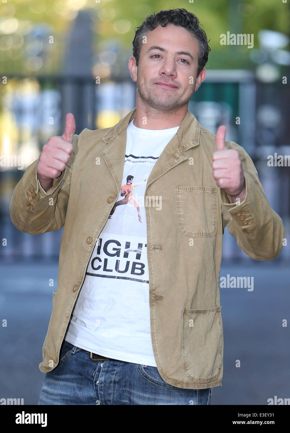 Warren Brown outside the ITV studios Featuring Warren Brown Where