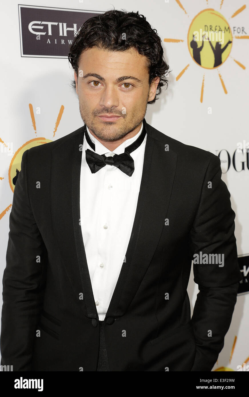 Celebrities attend Gelila & Wolfgang Puck’s Dream for Future Africa Foundation honoring Vogue Italia Editor-In-Chief Franca Sozzani at Spago Beverly Hills  Featuring: Vittorio Grigolo Where: Los Angeles, CA, United States When: 25 Oct 2013 Stock Photo