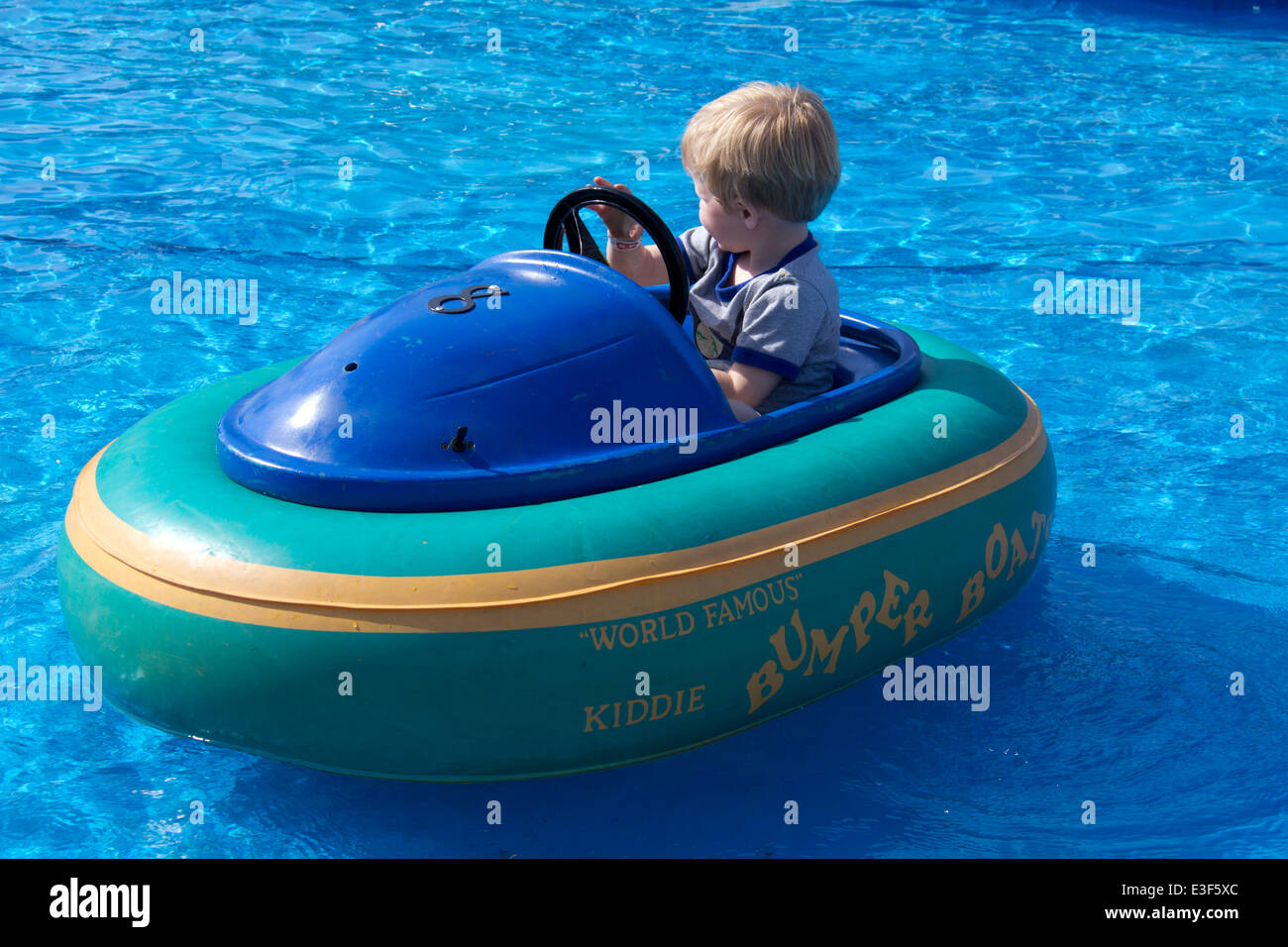 The Kid Zone at the annual St. Augustine Lions Seafood Festival, St. Augustine, FL Stock Photo