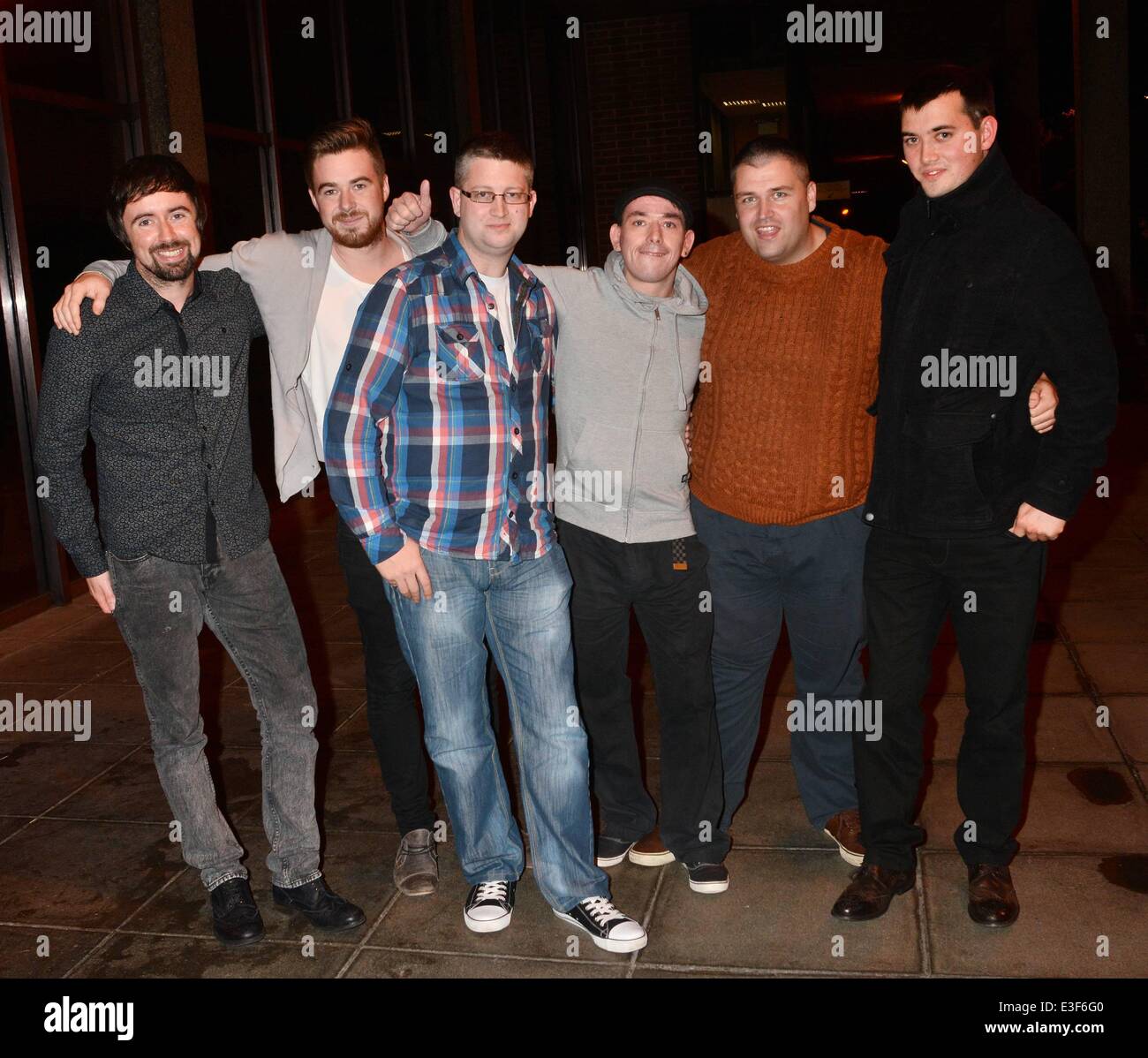 Celebrities outside the RTE studios for 'The Saturday Night show