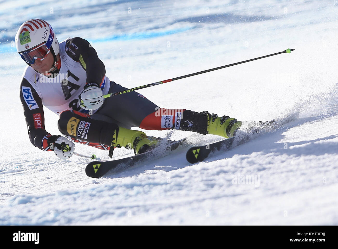 Alpine Ski World Cup in Solden  Featuring: Tim Jitloff Where: Solden, Austria When: 27 Oct 2013 Stock Photo