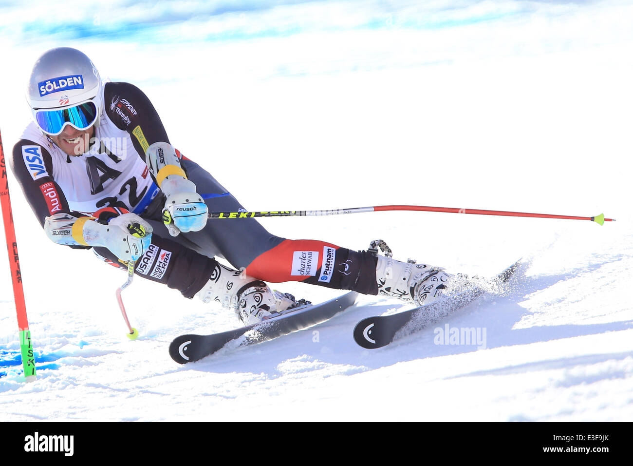Alpine Ski World Cup in Solden  Featuring: Bode Miller Where: Solden, Austria When: 27 Oct 2013 Stock Photo