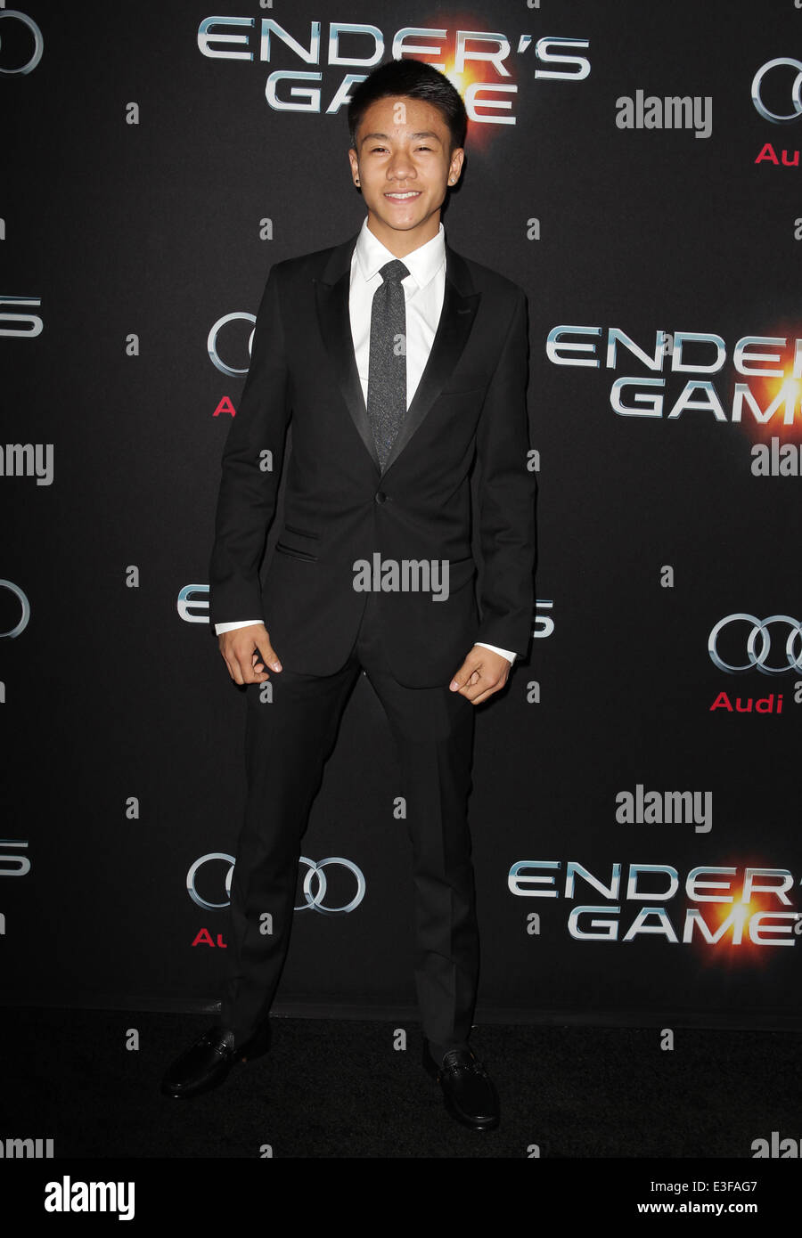 Ender S Game Los Angeles Premiere Arrivals Featuring Brandon Soo Hoo Where Hollywood California United States When 2 Stock Photo Alamy