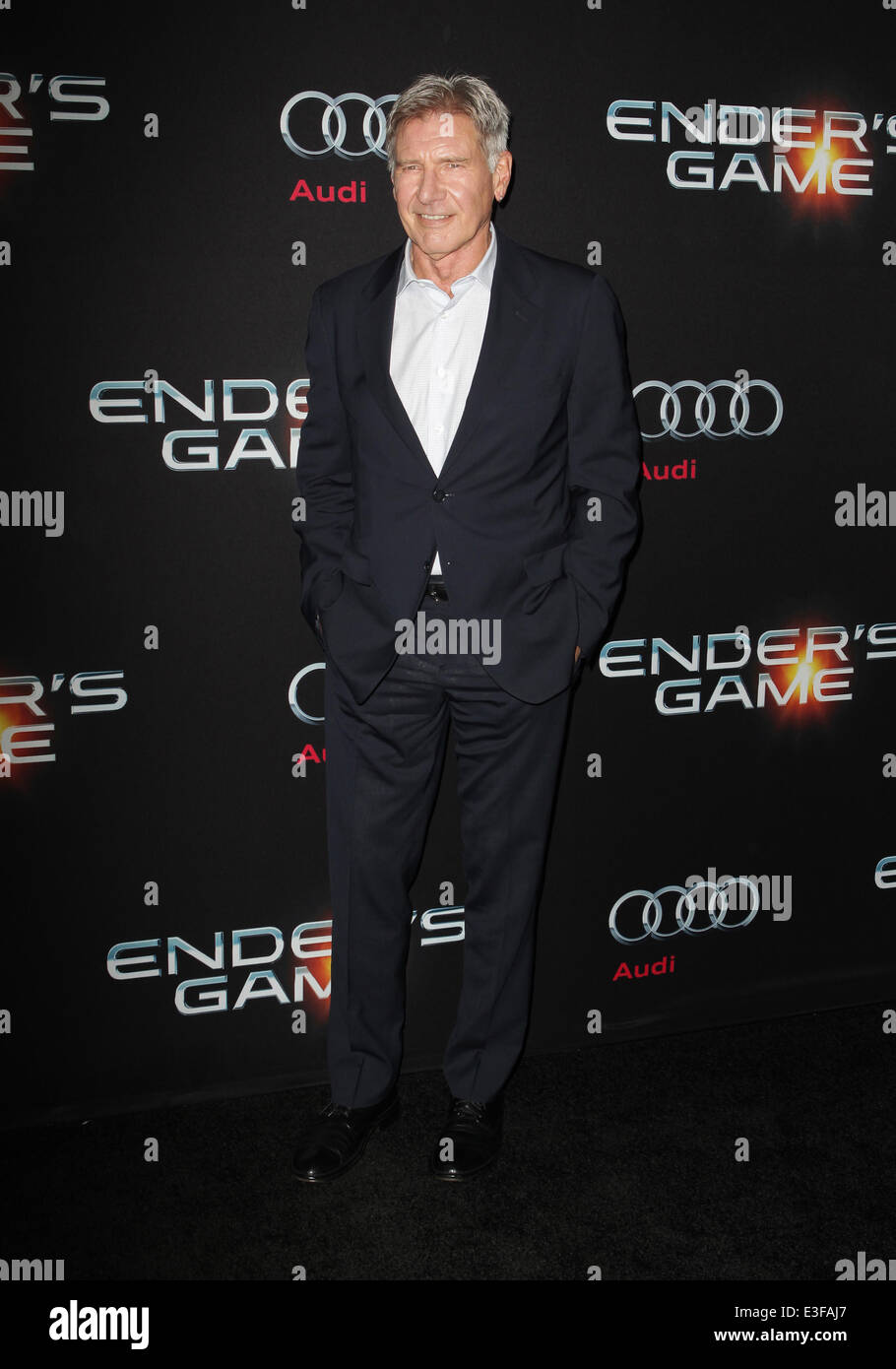 Ender's Game - Los Angeles Premiere - Arrivals Featuring: Harrison Ford ...
