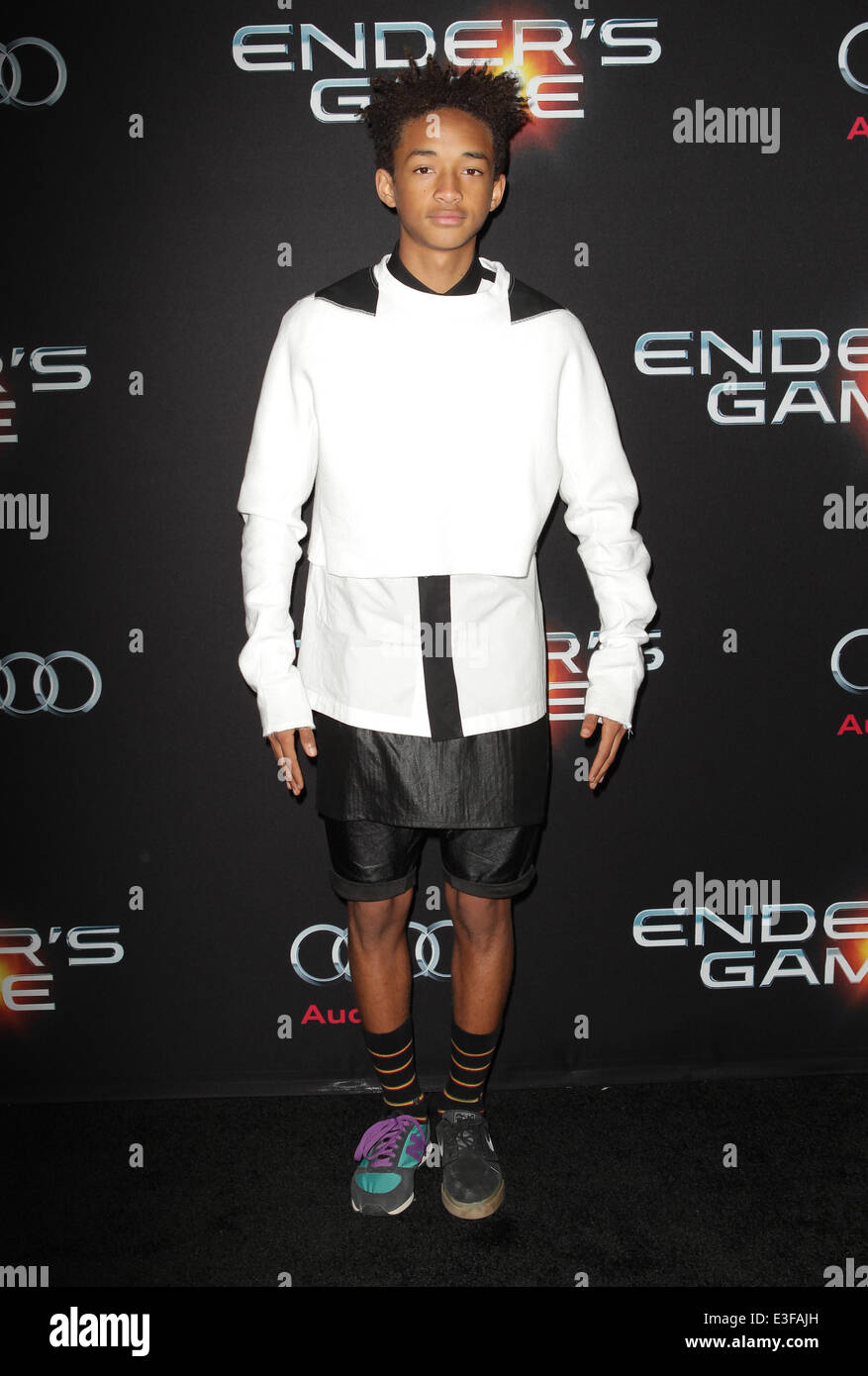 Ender's Game Los Angeles Premiere Arrivals Featuring Jaden Smith