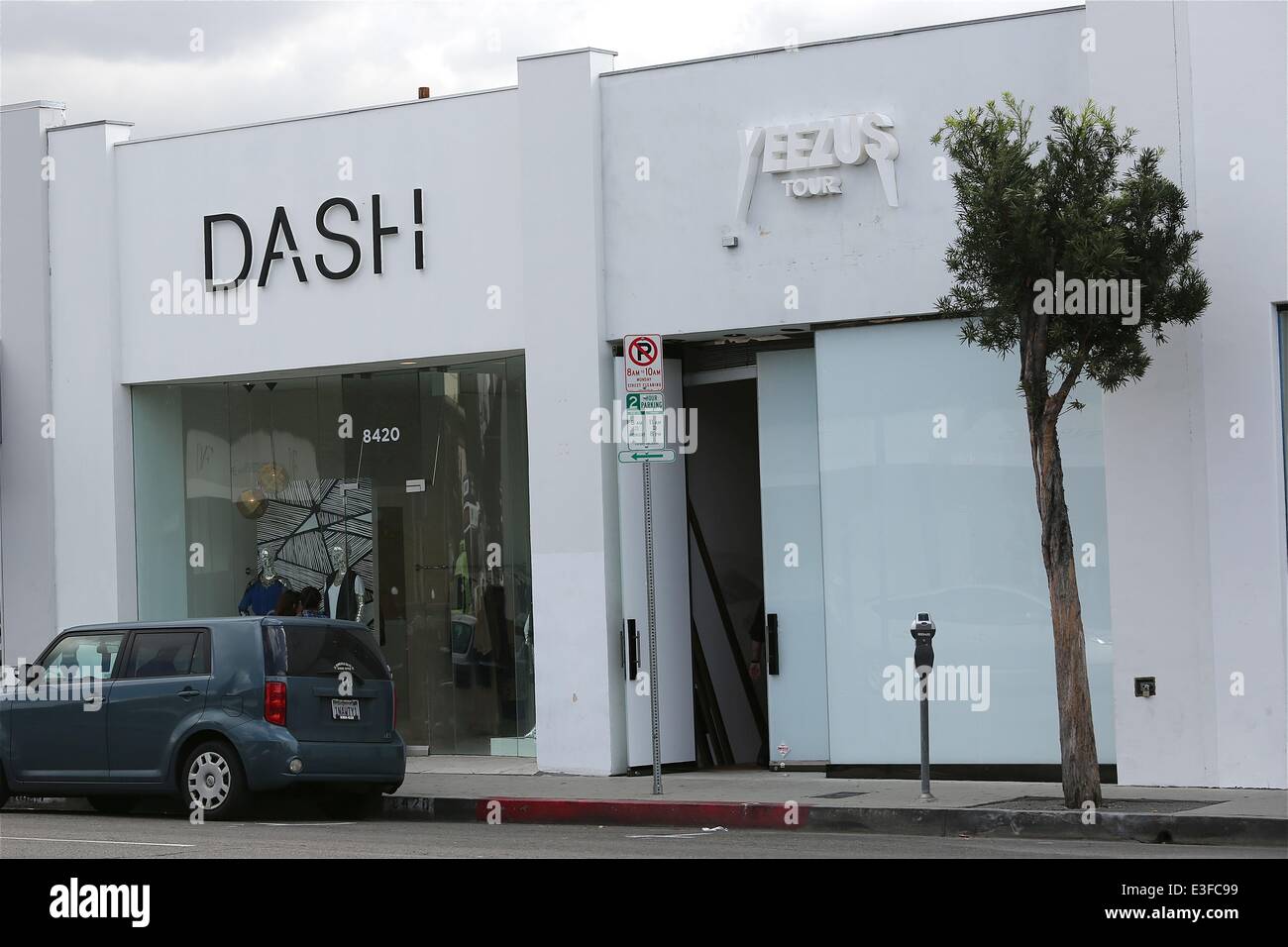 Kanye West Yeesus Tour Store on Melrose Blvd next to kim 
