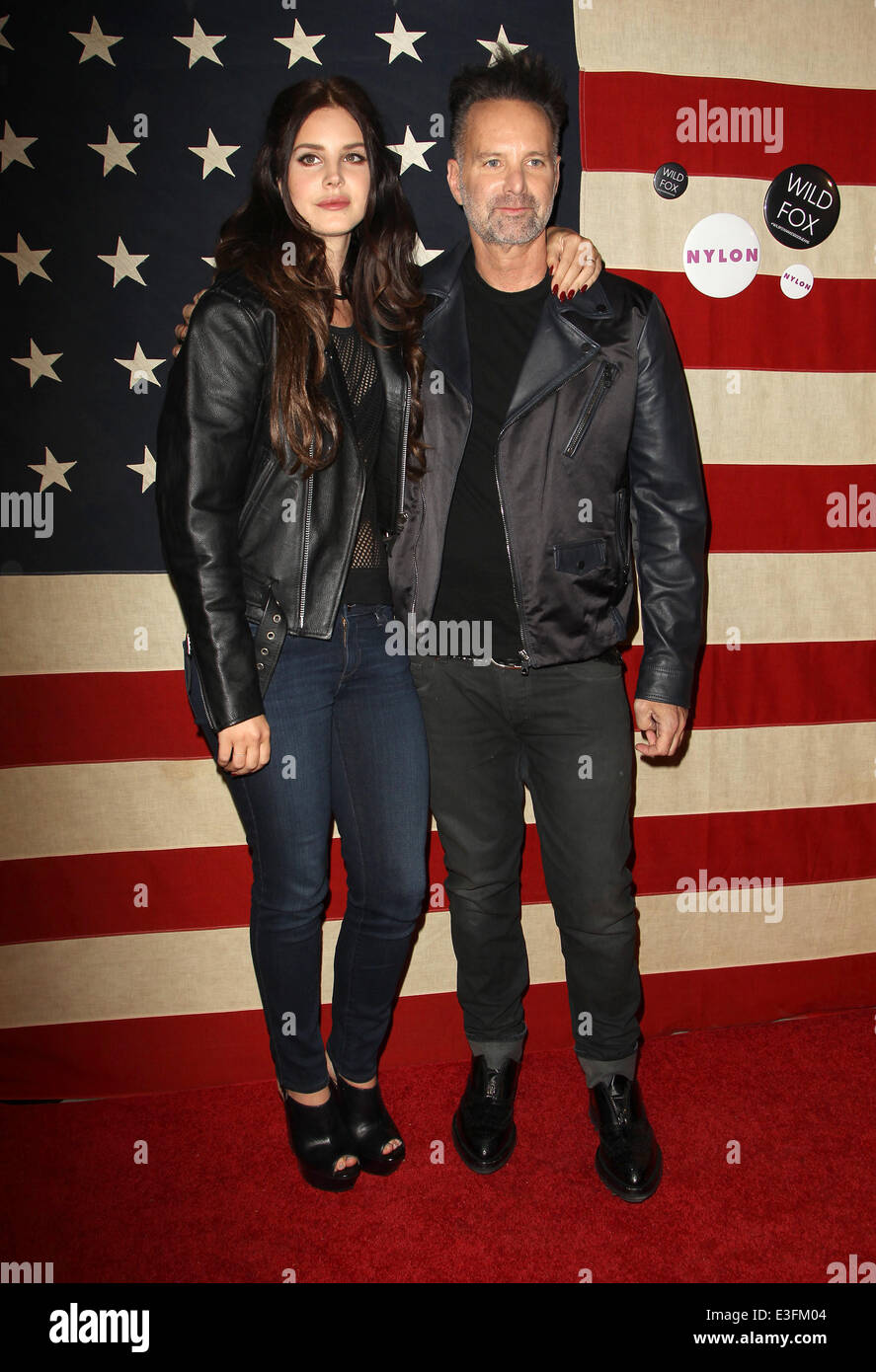 Nylon Magazine Celebrates 'America The Issue' With Lana Del Rey And Marvin Scott-Jarrett at Sunset Marquis Hotel & Villas  Featuring: Lana Del Rey Where: West Hollywood, California, United States When: 01 Nov 2013 Stock Photo