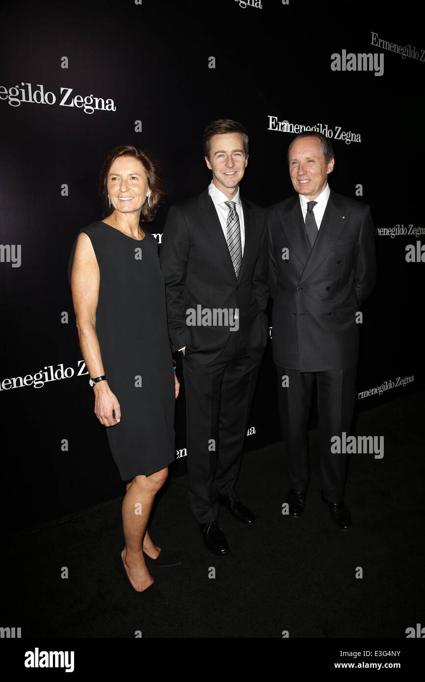 Celebrities attend the new global store opening of Ermenegildo Zegna  Boutique on Rodeo Drive in Beverly