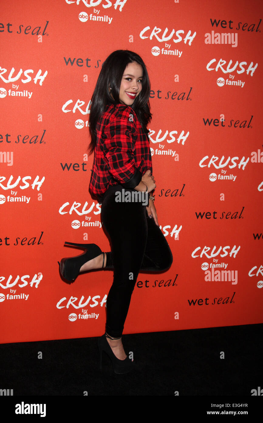 Crush by ABC Family Clothing Line Launch for Wet Seal Featuring: Cierra  Ramirez Where: West Hollywood, California, United States When: 07 Nov 2013  Stock Photo - Alamy