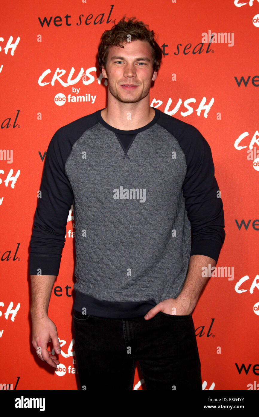 Crush by ABC Family Clothing Line Launch for Wet Seal  Featuring: Derek Theler Where: West Hollywood, California, United States When: 07 Nov 2013 Stock Photo